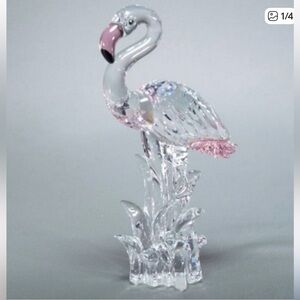 Swarovski Crystal Flamingo with Pink Highlights